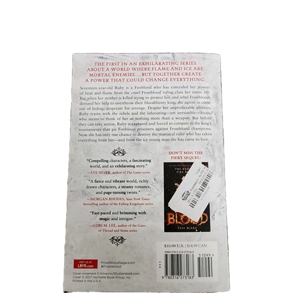 Frostblood Saga Complete PB Set Elly Blake YA High Fantasy Romance Lot Of 3 - Picture 3 of 9